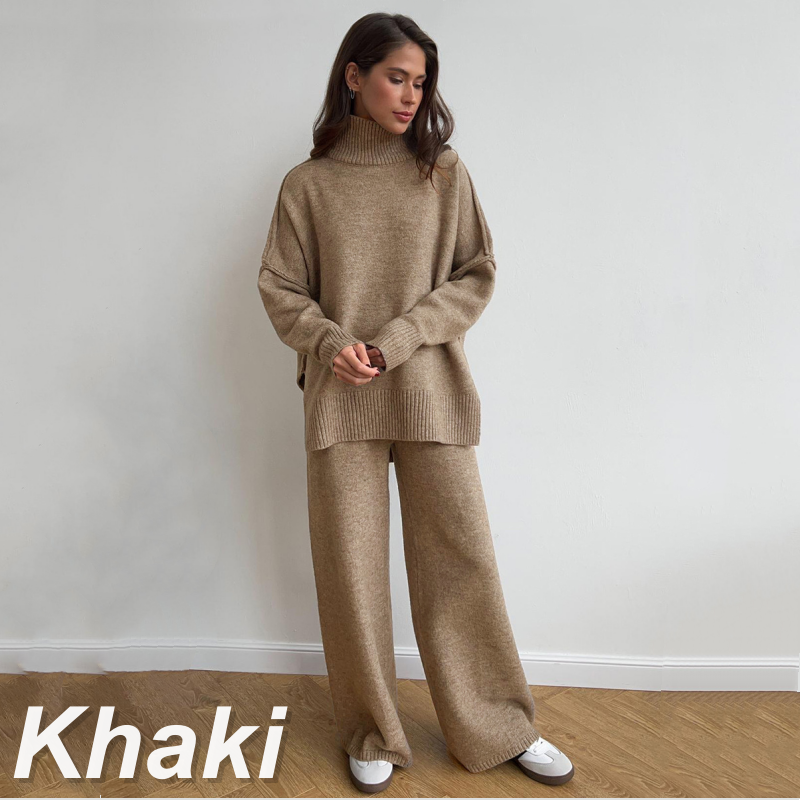 Women's Casual Loose Knit 2-Piece Set