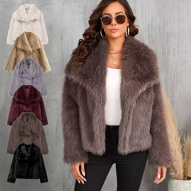 🔥🖤Early Black Friday Sale:50% OFF🔥🔥Winter Pre-Sale Women's Fur Coat🔥Free shipping