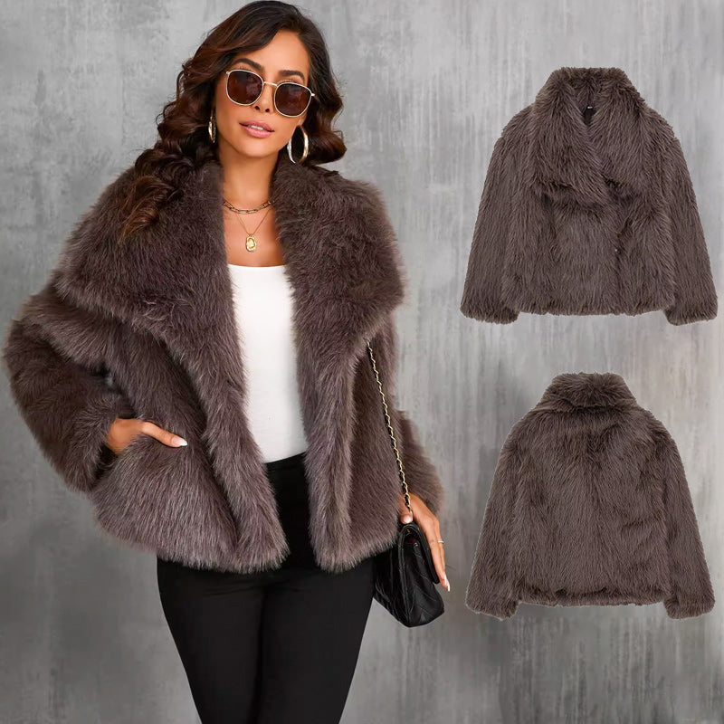 🔥🖤Early Black Friday Sale:50% OFF🔥🔥Winter Pre-Sale Women's Fur Coat🔥Free shipping