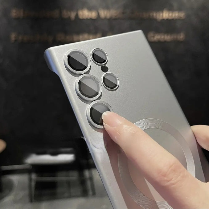 Frameless Anti-Scratch Matte Magnetic Phone Case