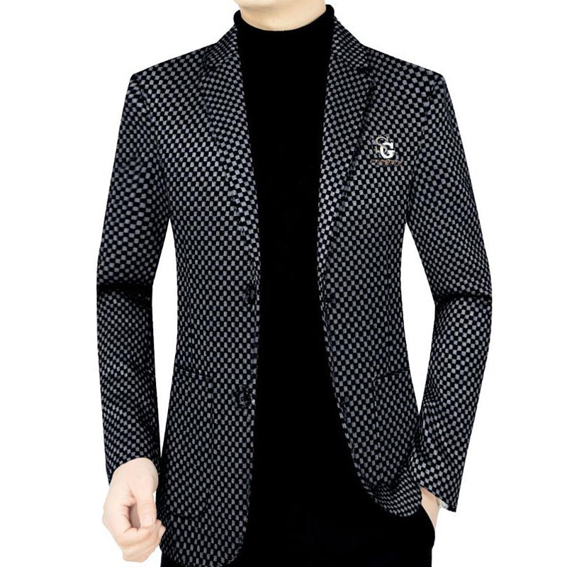 🔥New Hot Sale🔥Men's Slim-fit Casual Suit Jacket【Comfortable and warm】