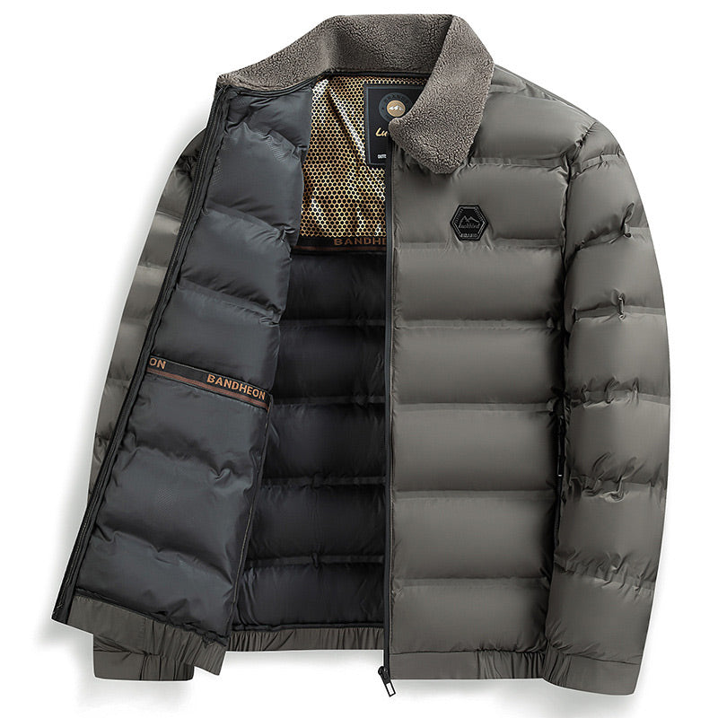 ❄️Winter-Specials❄️Men's Warm Waterproof Lapel Cotton Padded Jacket