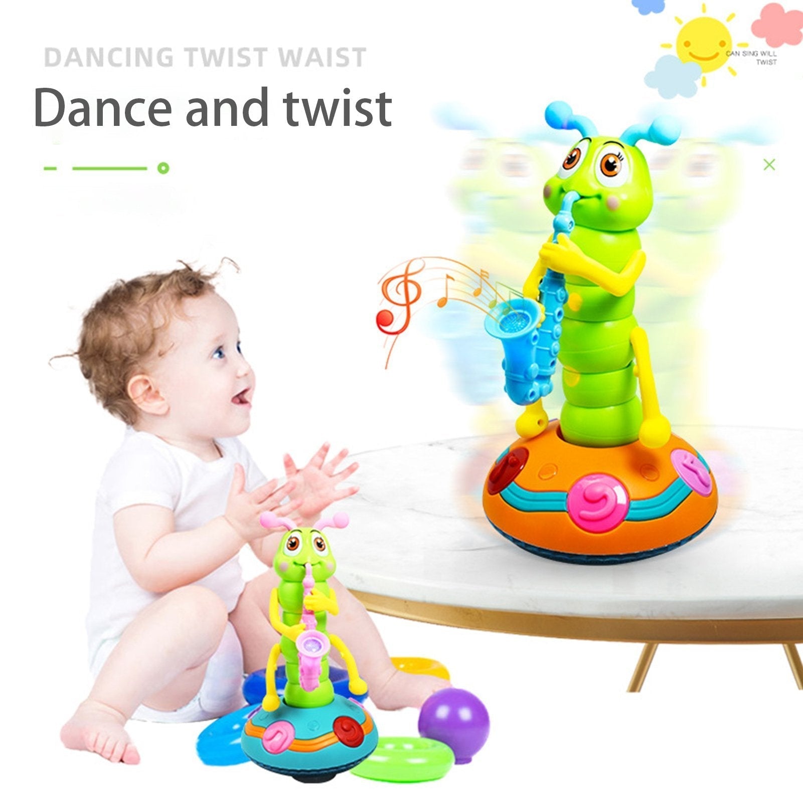 🎅 Early Christmas Sale 49% OFF 🎄 Dancing Saxophone Caterpillar