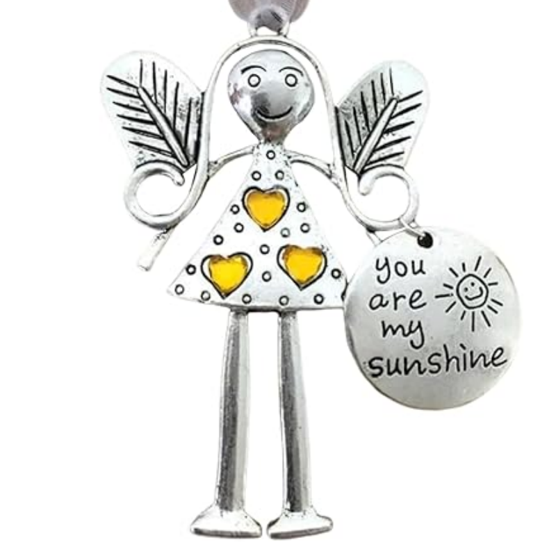 Angel Girl Iron Christmas Hanging Ornament