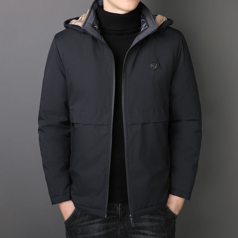 Men's Winter Warm Hooded Zipper Jackets