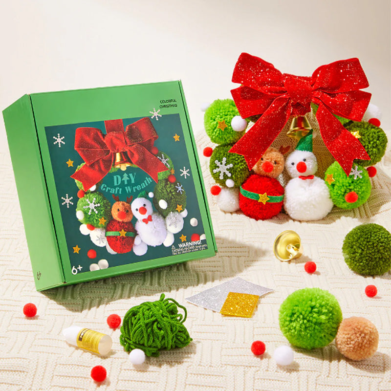 🎁Christmas promotion 49% OFF🎄Christmas Rotating Music 3D Puzzle & Craft Wreath