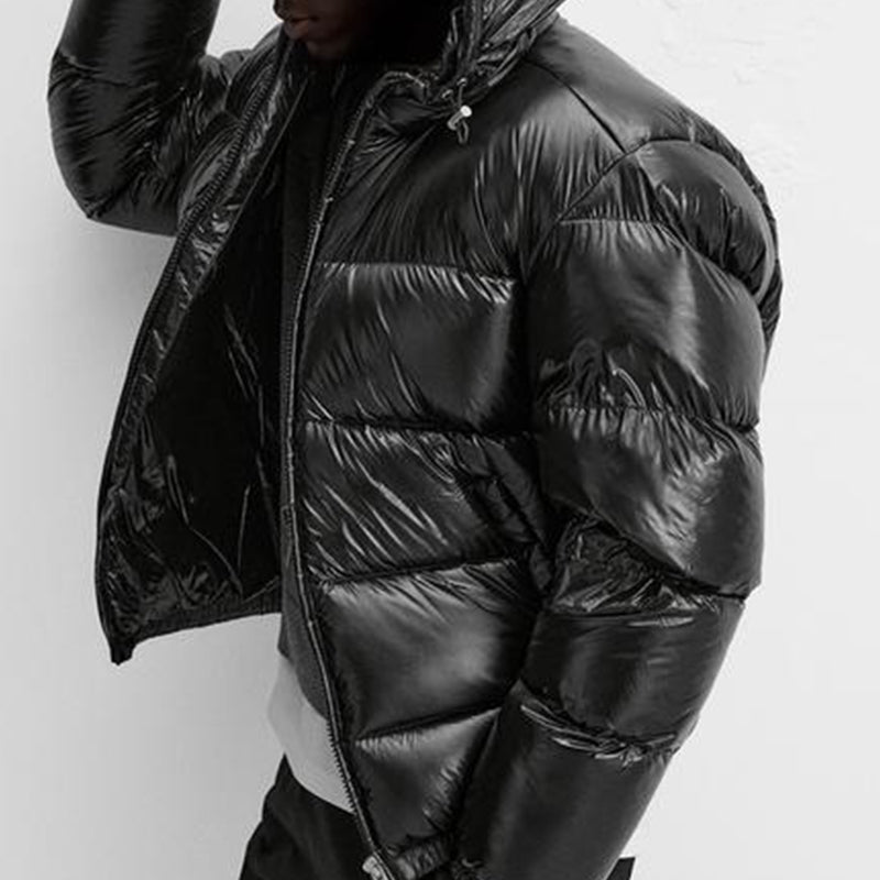 Men's Lightweight Hooded Quilted Puffer Jacket