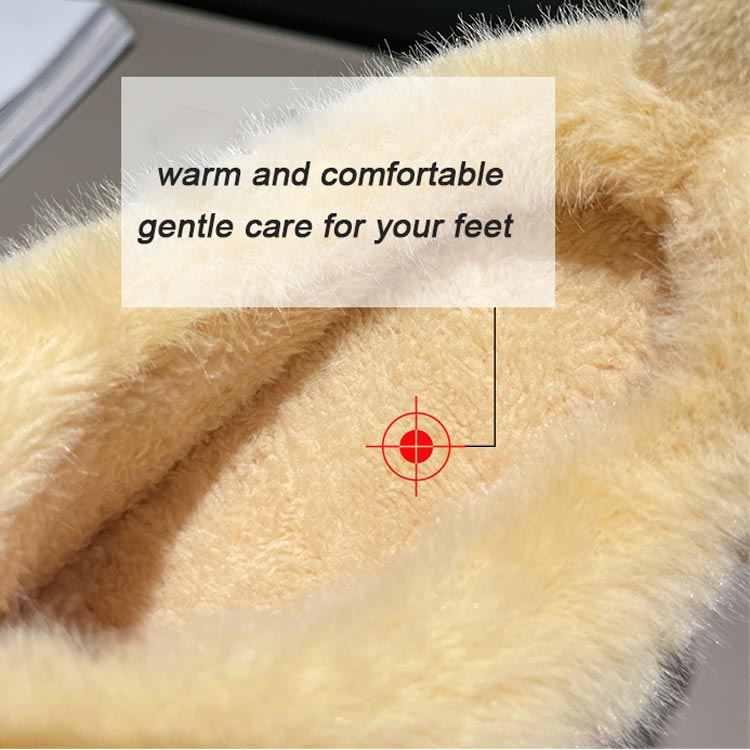 Winter Fluffy Plush Warm Slippers