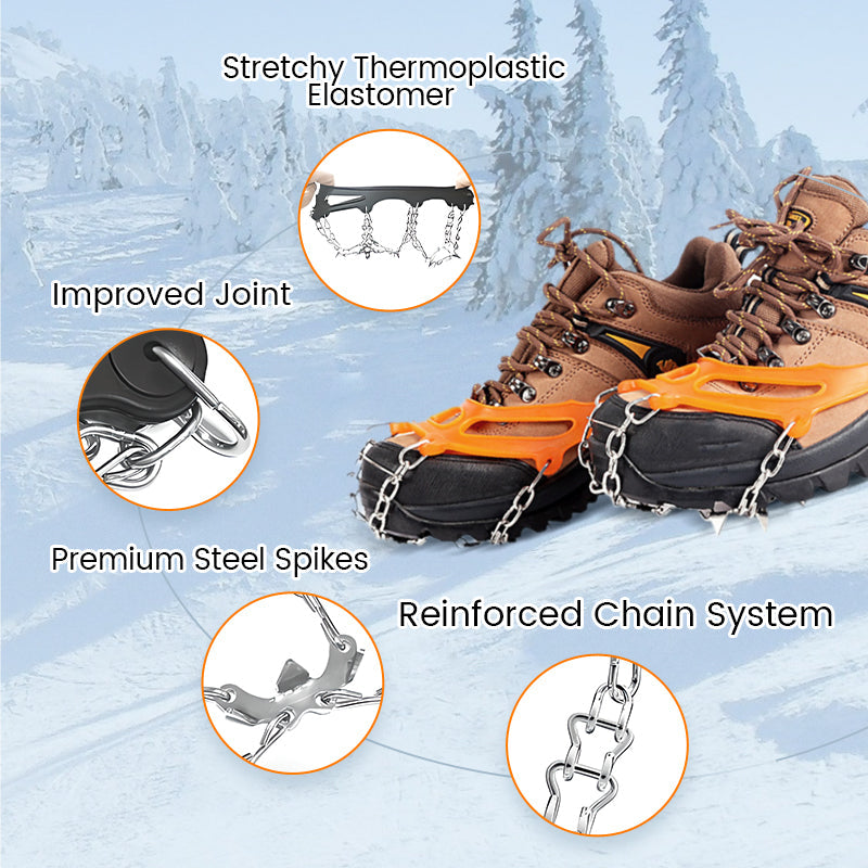 🔥HOT SALE🔥Anti-Slip Crampons for Outdoor Shoes & Boots