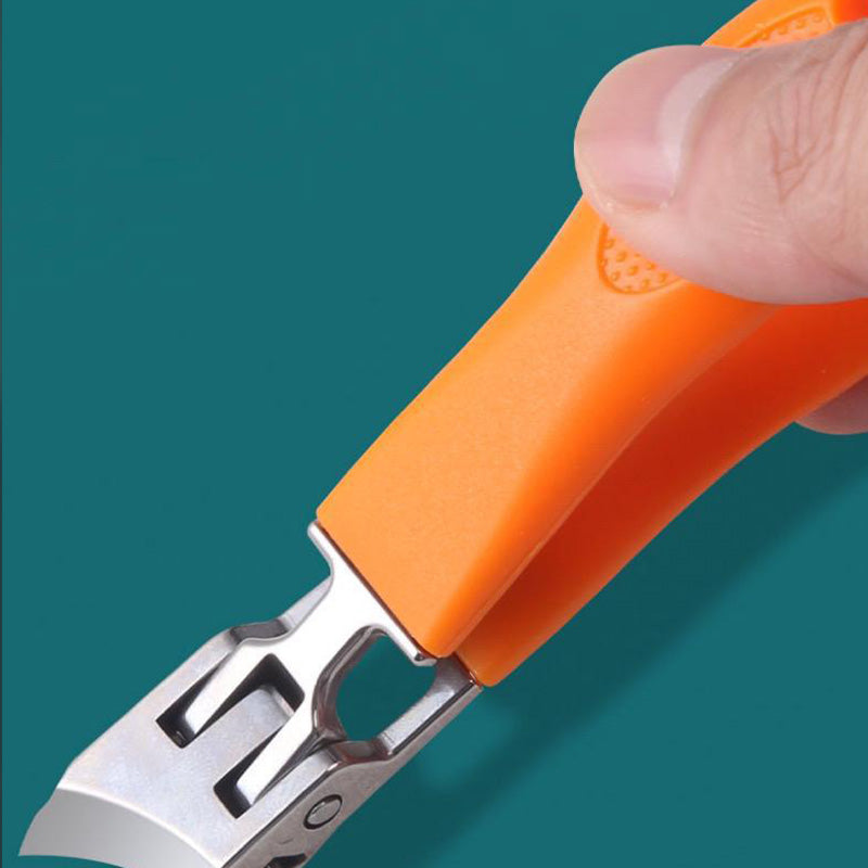 🔥Wide Jaw Opening Anti-Splash Slanted Nail Clipper