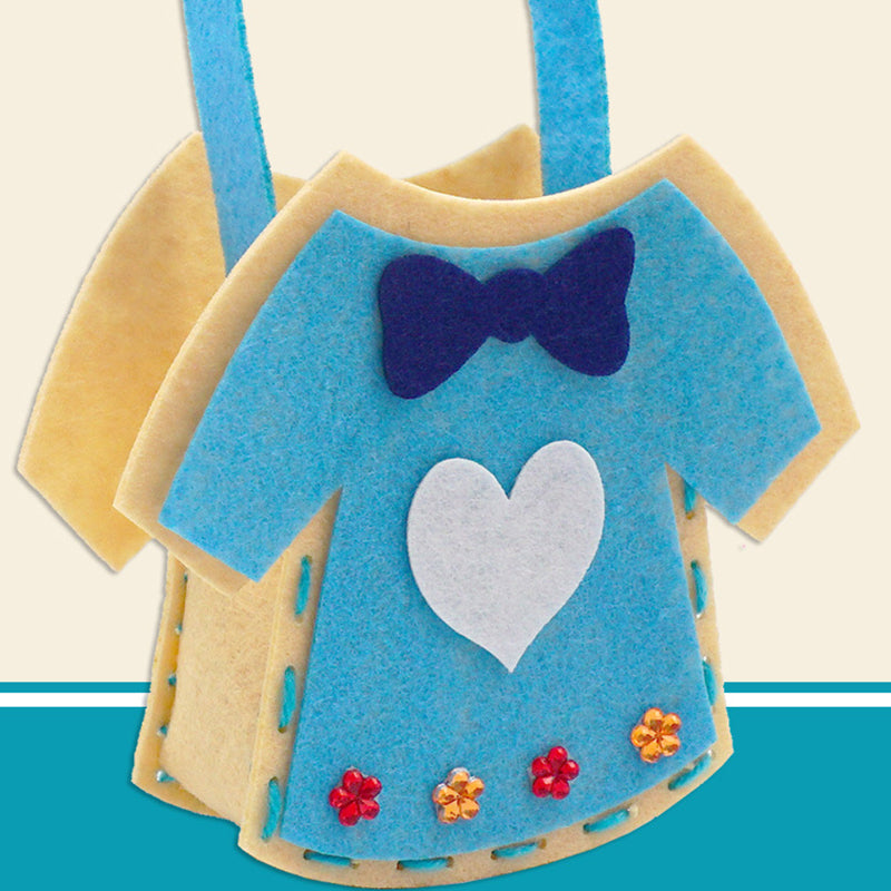 Kids' Sew & Stick DIY Felt Craft Bag