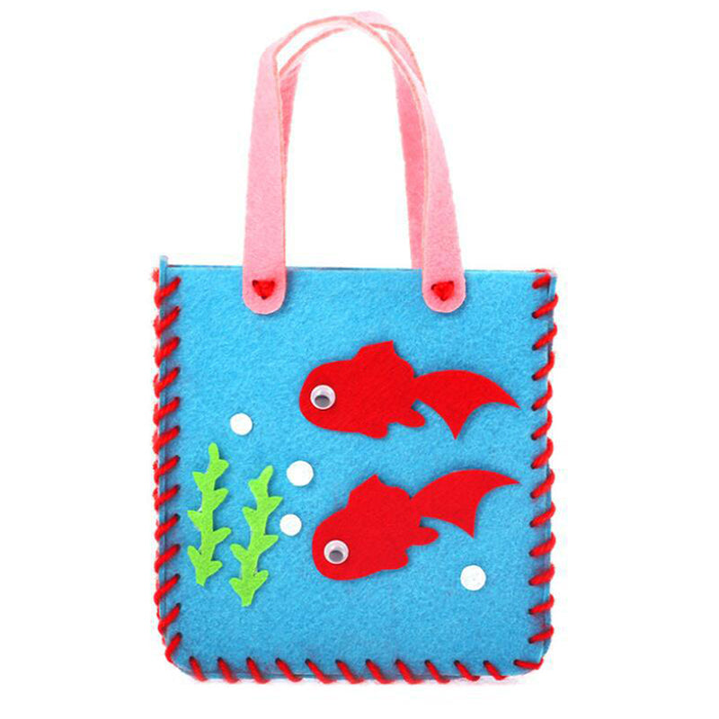 Kids' Sew & Stick DIY Felt Craft Bag