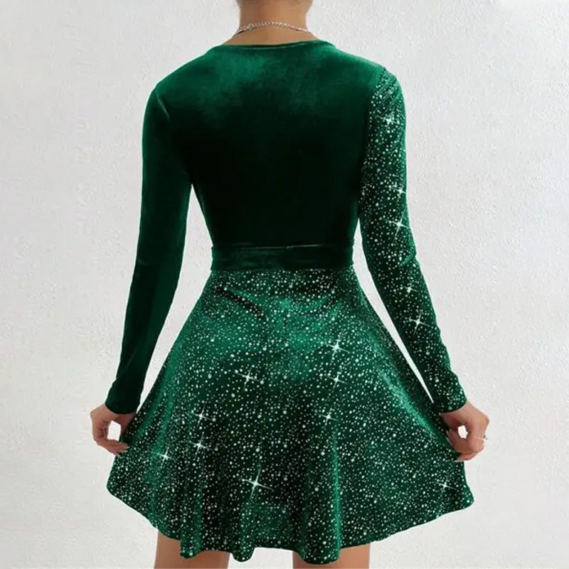 Women’s Sequin A-Line Mini Dress