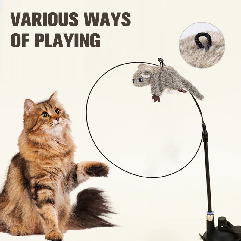 🎁50%OFF Christmas sale🎅Rechargeable Touch Activated Cat Toys with Realistic Sounds Effects