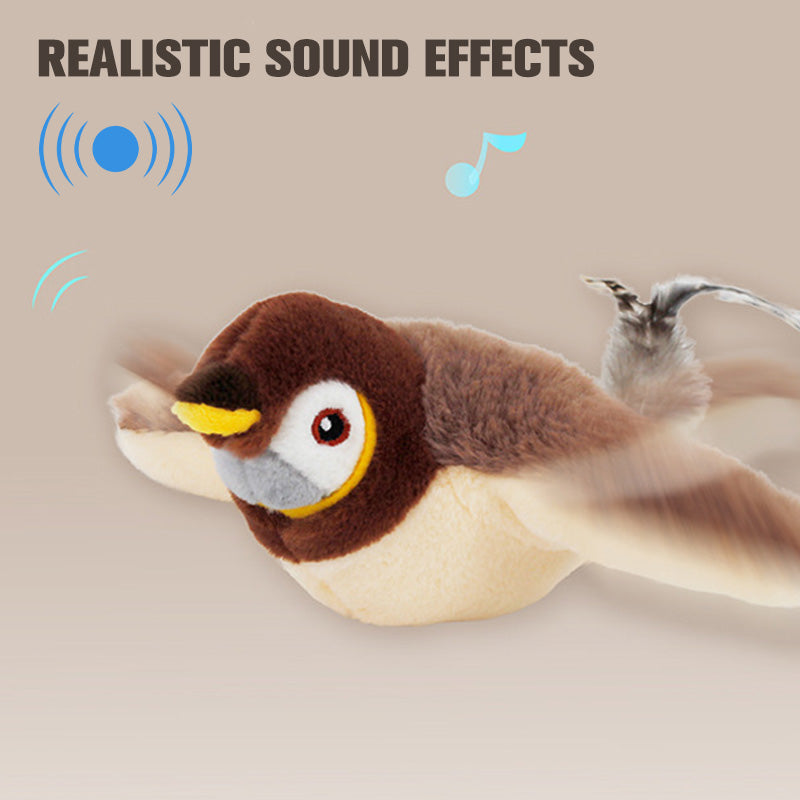 🎁50%OFF Christmas sale🎅Rechargeable Touch Activated Cat Toys with Realistic Sounds Effects