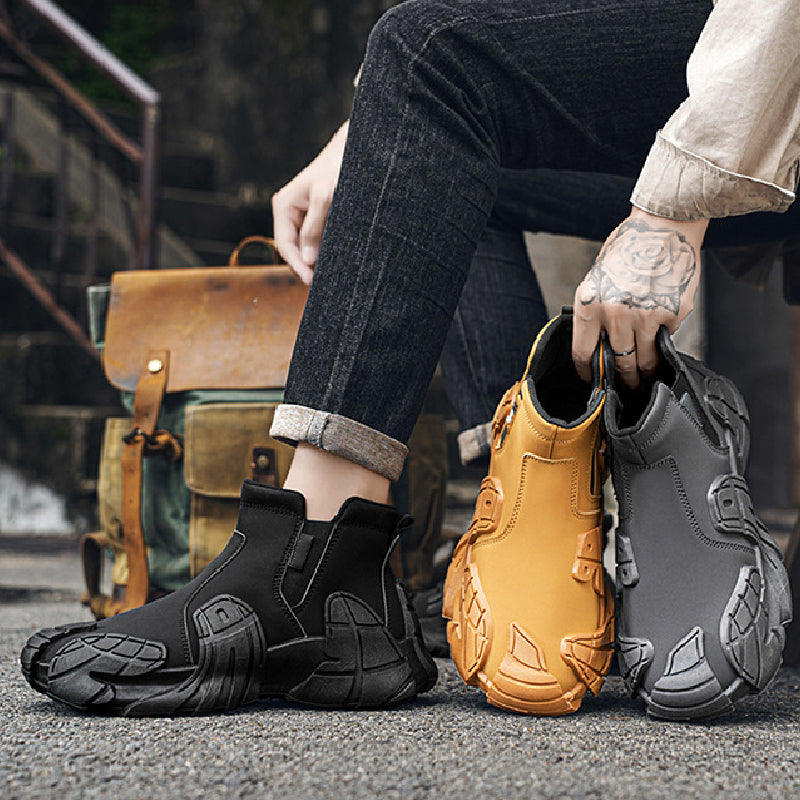 🥳Trendy New Products🥰Men's Rugged High-Top Utility Fashion Shoes