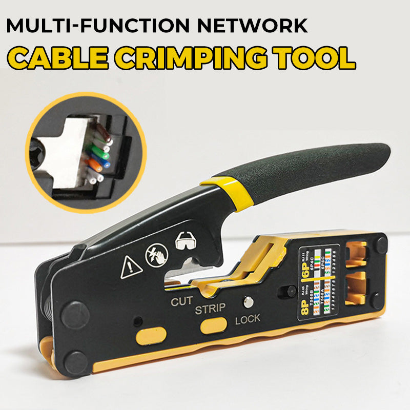 Multi-Function Network Cable Crimping Tool