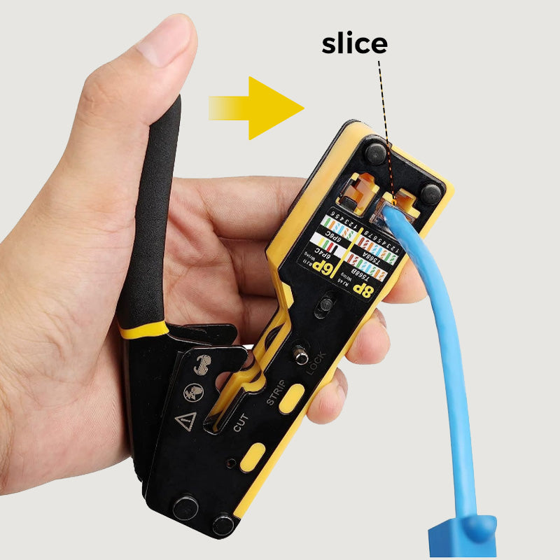 Multi-Function Network Cable Crimping Tool