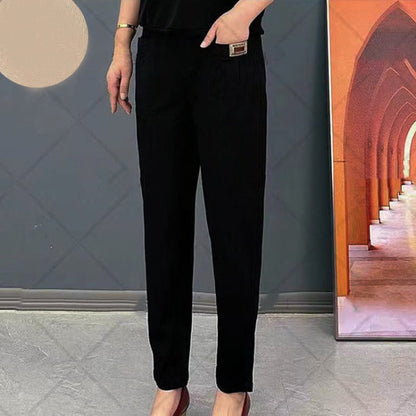 🔥2025 NEW SALES - 50% OFF🔥Women's Elastic Waist Cotton Pants