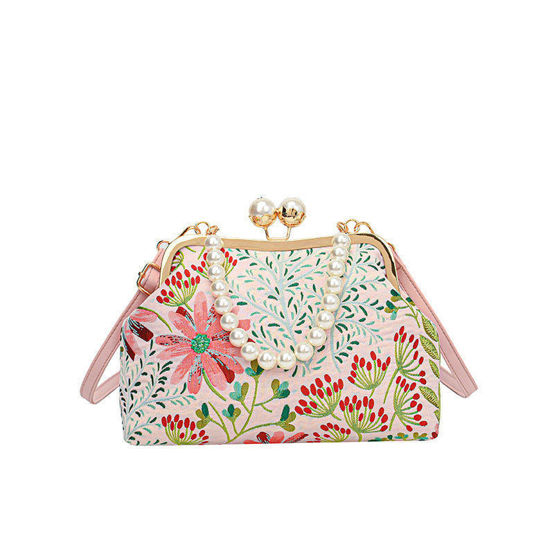 💕2025 New Release💕Women Vintage Flower Embroidery Handbag