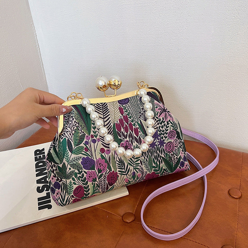 💕2025 New Release💕Women Vintage Flower Embroidery Handbag