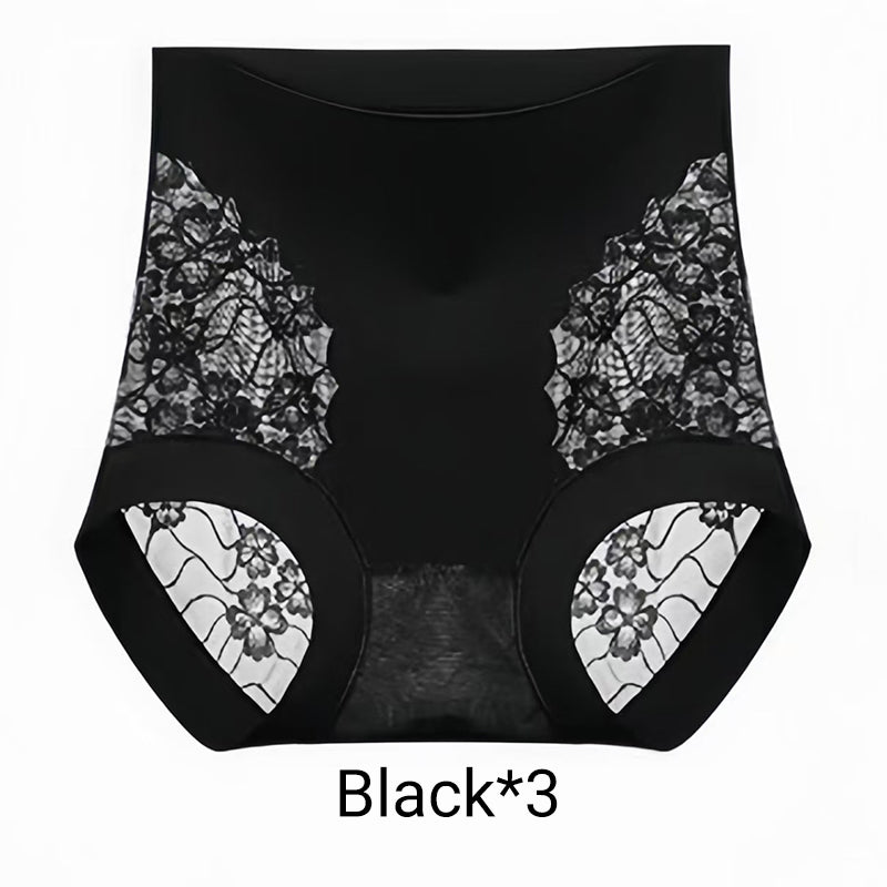 🔥2025 HOT SALE🔥 Women’s High Waist Lace Seamless Panties