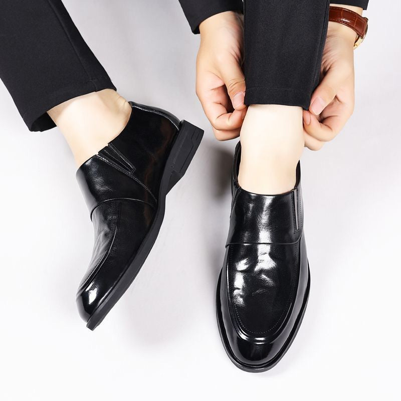 Men's Business Casual Slip-On PU Leather Shoes