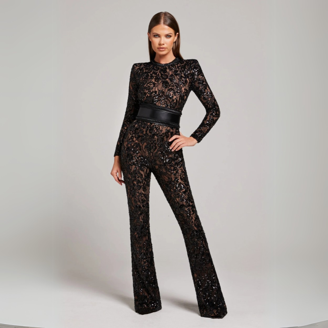 Women's Sexy Lace Print Jumpsuit🔥