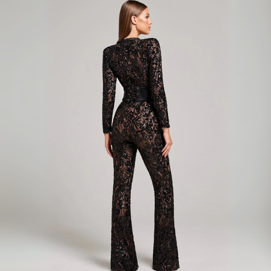 Women's Sexy Lace Print Jumpsuit🔥