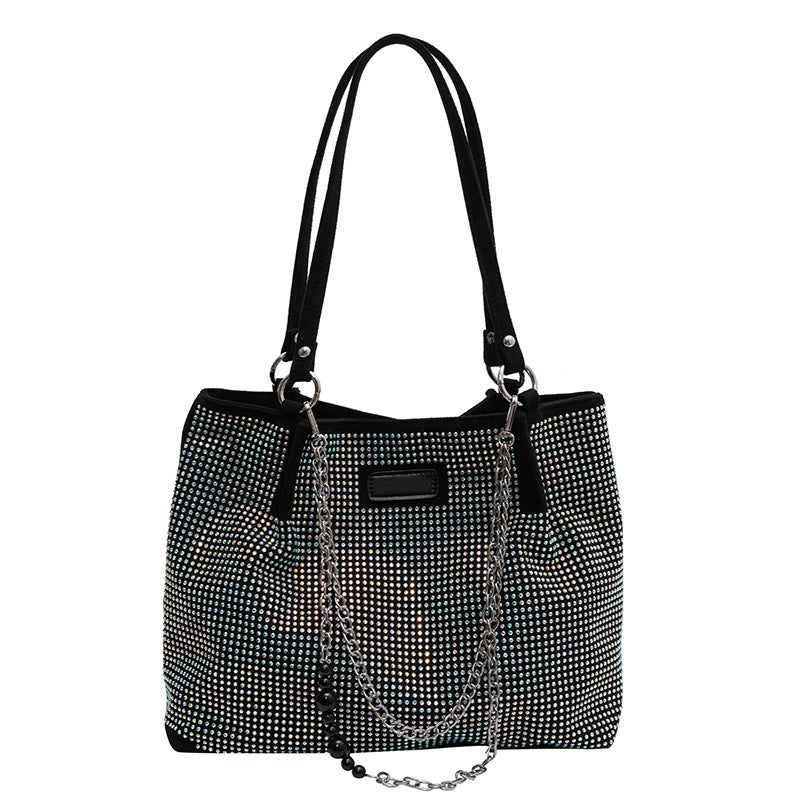 Women’s Glamorous Rhinestone Shoulder Bag