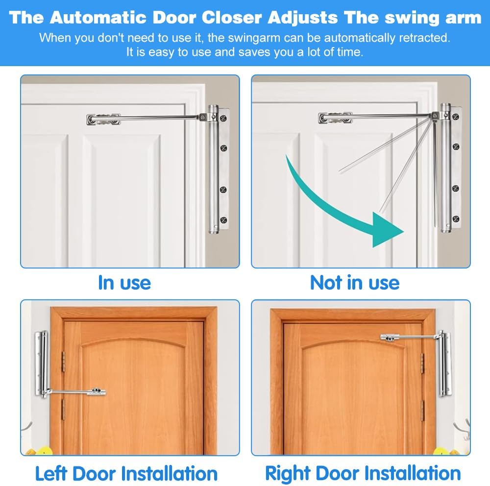 🏡Automatic Door Self-Closing Hinge