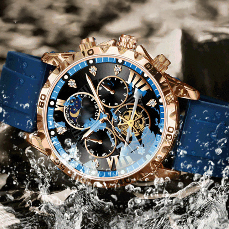 💥Men's Fashion Exquisite Waterproof Luminous Quartz Watch⌚