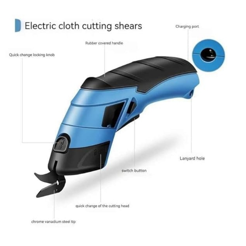 Portable Rechargeable Handheld Electric Scissors