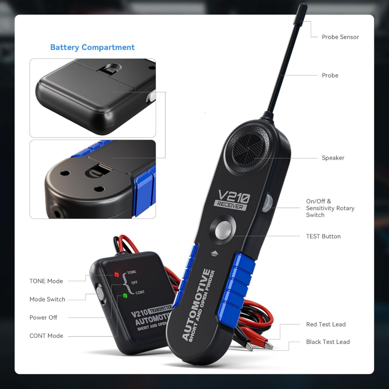 Automotive Electrical Open & Short Finder & Circuit Tester