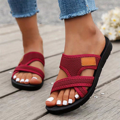 Breathable Mesh Slide Sandals for Women
