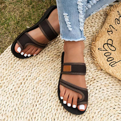 Breathable Mesh Slide Sandals for Women