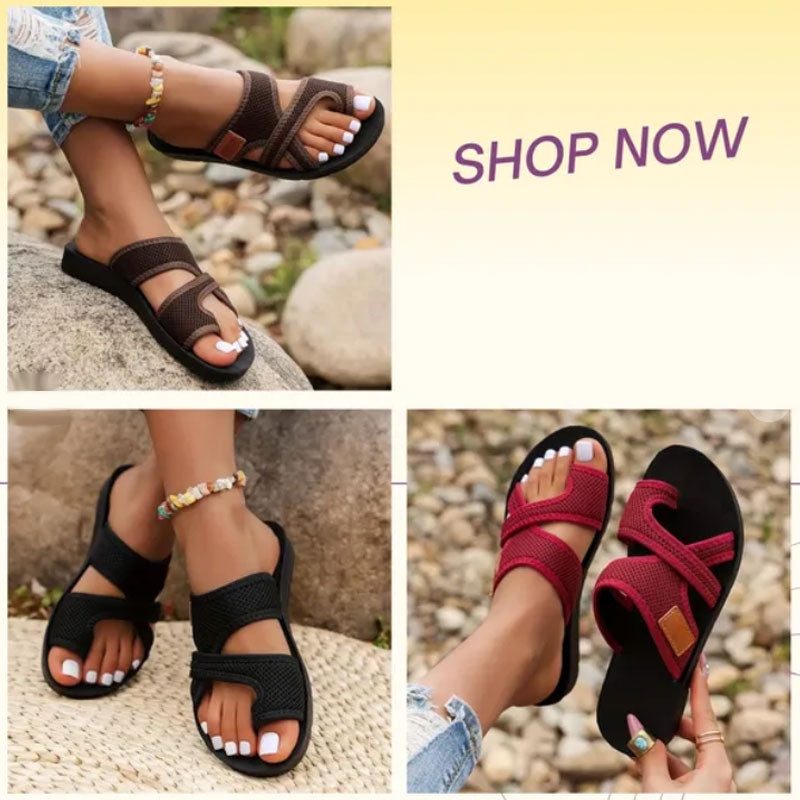 Breathable Mesh Slide Sandals for Women