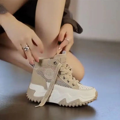 Women's Thick Sole Mesh Sneakers