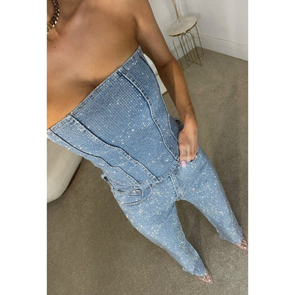 Women's Glitter Top and Pants 2-Piece Set