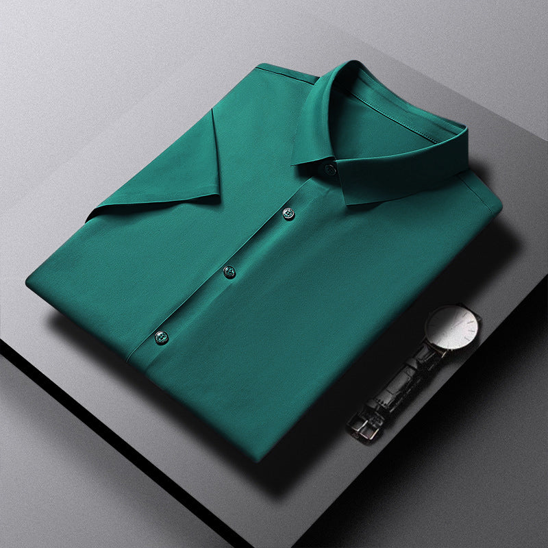 Men's High Quality Ice Silk Short Sleeve Shirts