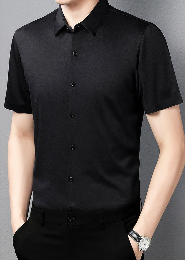Men's High Quality Ice Silk Short Sleeve Shirts