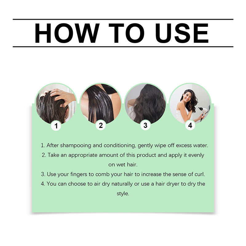 Long-Lasting Styling Curl Defining Cream