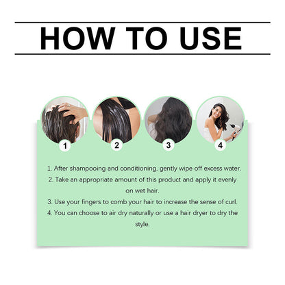 Long-Lasting Styling Curl Defining Cream