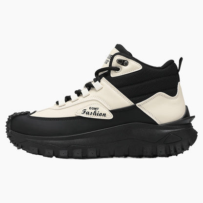 🥾Vintage Men's Hiking Boots - Waterproof Leather, Non-Slip Sole, Puncture Resistant for Outdoor Adventure