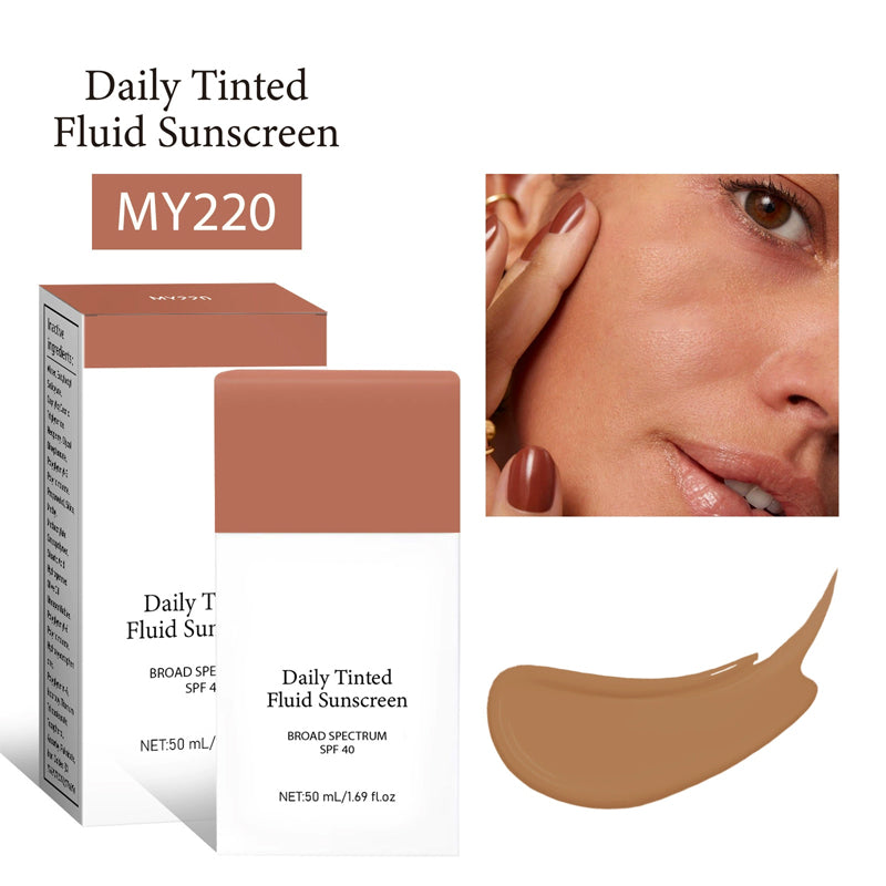 🎁Buy 2 Get 1 Free💕Daily Tinted Fluid Sunscreen Foundation