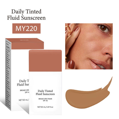 🎁Buy 2 Get 1 Free💕Daily Tinted Fluid Sunscreen Foundation
