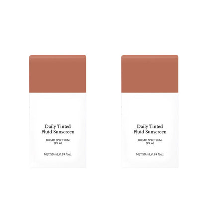 🎁Buy 2 Get 1 Free💕Daily Tinted Fluid Sunscreen Foundation