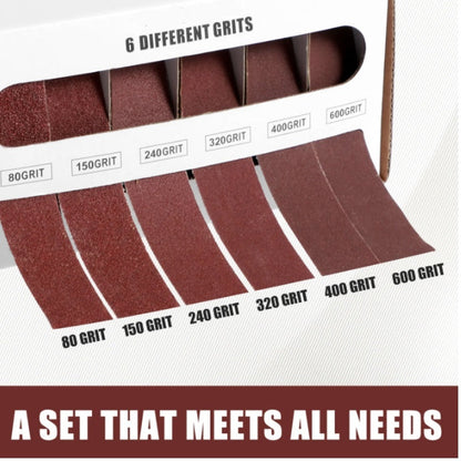 Assorted Grit Long-Lasting Sandpaper Roll Kit