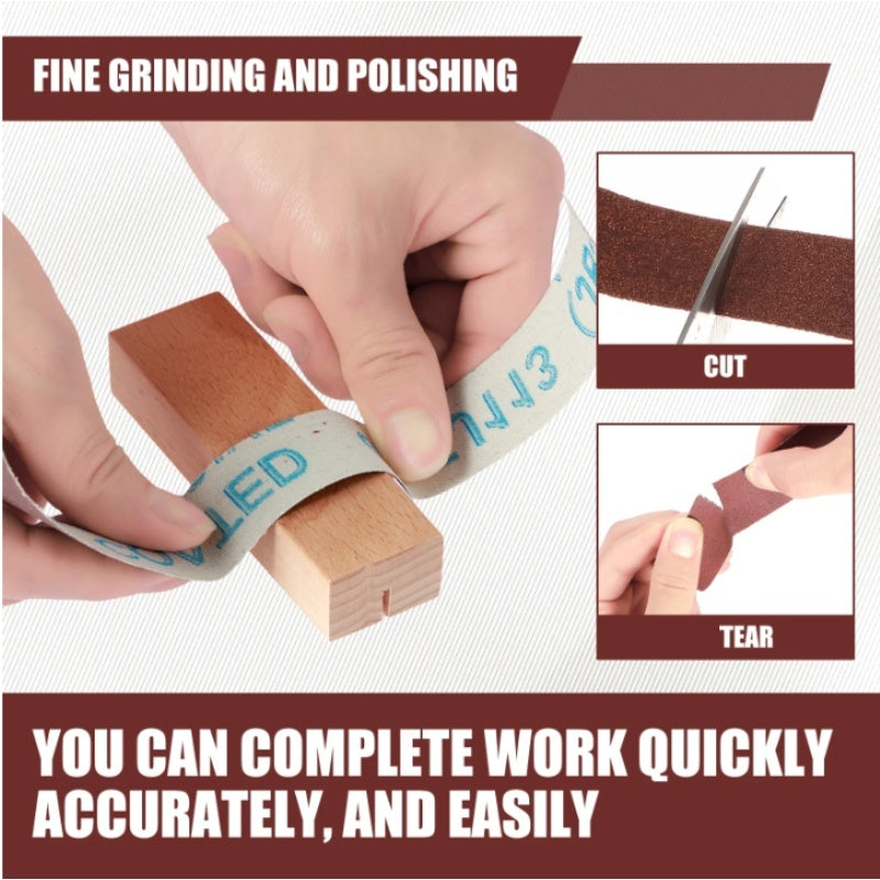 Assorted Grit Long-Lasting Sandpaper Roll Kit