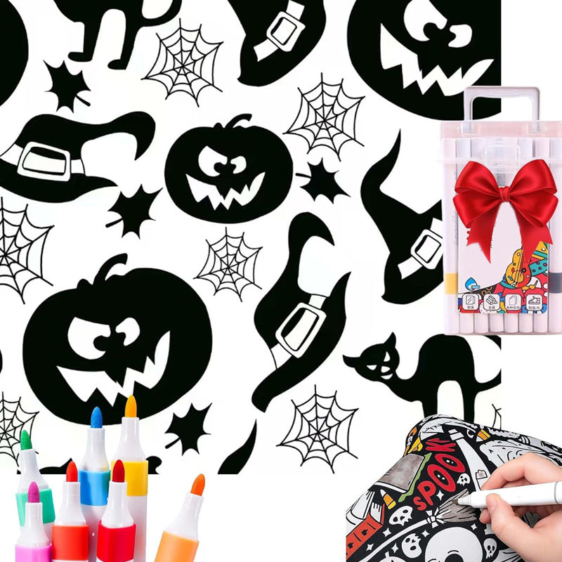 🔥ÚLTIMO DIA DE PROMOÇÃO 50% DE DESCONTO🔥 Manta para colorir DIY com marcadores💖Itens exclusivos💖